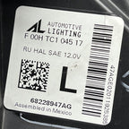 CHRYSLER PACIFICA HEADLIGHT LEFT DRIVER 2017 2018 2019 2020 68228947AG