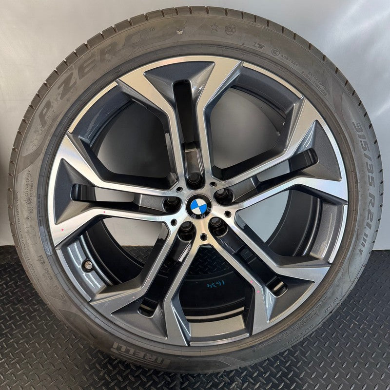 BMW X5 WHEEL RIM 21 INCH REAR 2020 2021 2022 2023 2024 2025 2026 OEM 6
