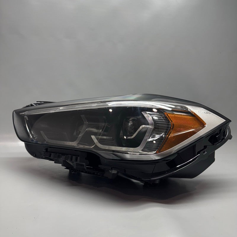 BMW X1 HEADLIGHT LEFT DRIVER 2020 2021 2022 LED 63115A01175 OEM