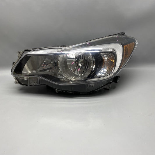 SUBARU IMPREZA HEADLIGHT LEFT DRIVER 2015 2016 HALOGEN OEM