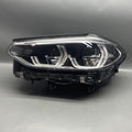 BMW X3 HEADLIGHT LEFT DRIVER X4 2018 2019 2020 2021 LED BURNED 8739657