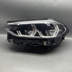 BMW X3 HEADLIGHT LEFT DRIVER X4 2018 2019 2020 2021 LED BURNED 8739657