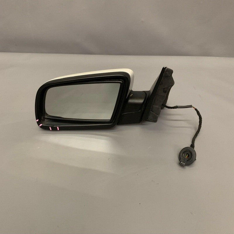 F0123113 BMW 528 MIRROR LEFT DRIVER SIDE 535 E60 2008 2009 2010 WHITE OEM