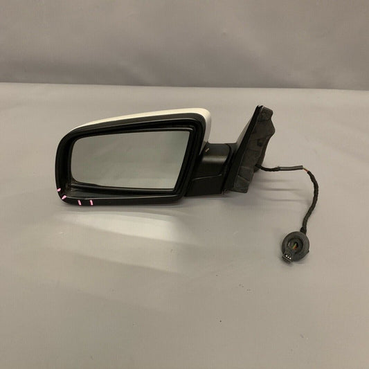 F0123113 BMW 528 MIRROR LEFT DRIVER SIDE 535 E60 2008 2009 2010 WHITE OEM