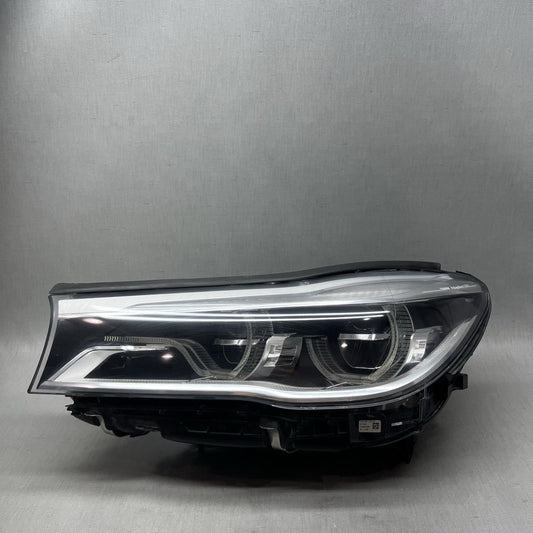 7463765 BMW 750 HEADLIGHT LEFT DRIVER  FULL LED 2016 2017 2018 2019 OEM 7463765
