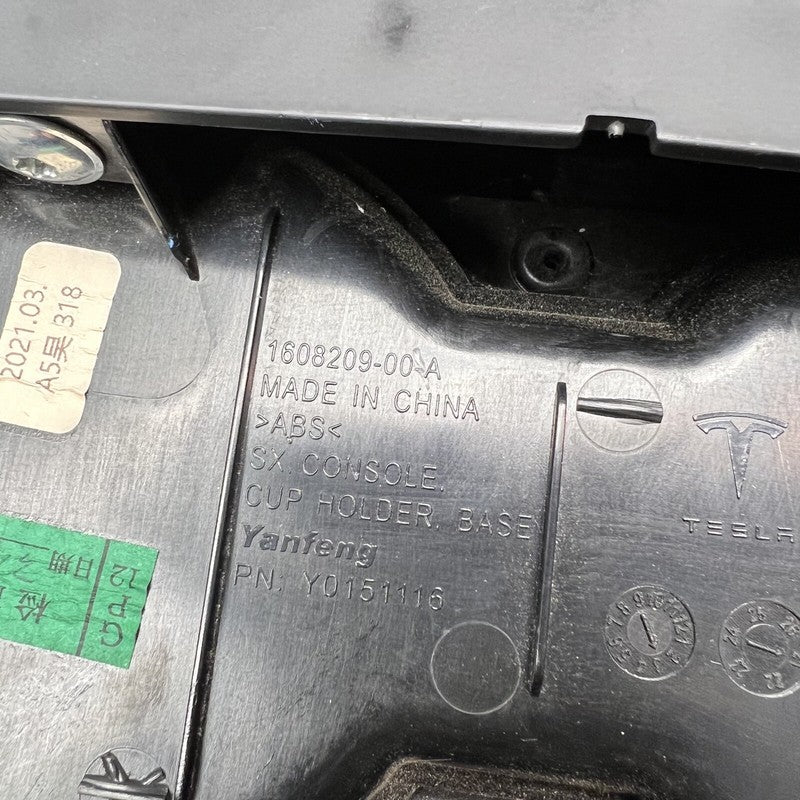 1608209-00-A TESLA MODEL X S PLAID CENTER CONSOLE 2021 2022 2023 OEM 1608209-00-A