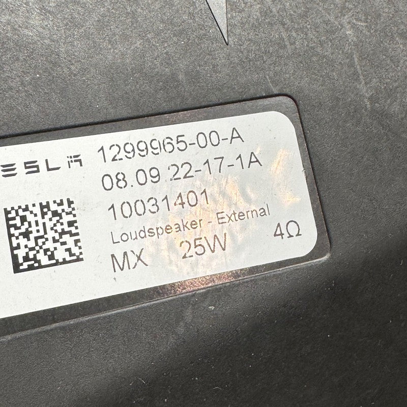 TESLA MODEL 3 S X PEDESTRIAM WARNING SPEAKER 2016 2017 2018 2019 2020 