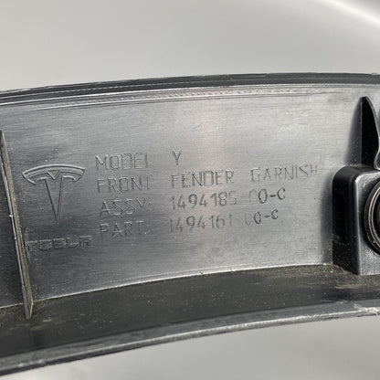 1494185-00-C TESLA MODEL Y FENDER FLARE LEFT FRONT 2020 2021 2022 2023 1494185-00-C OEM