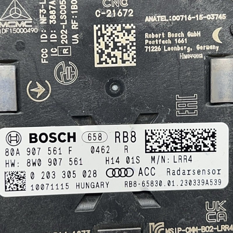 8W0907561F AUDI A4 A5 CRUISE CONTROL DISCTANCE SENSOR 2021 2022 2023 2024 OEM 8W0907561F
