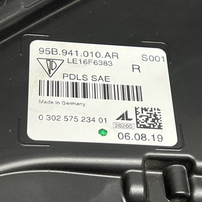 95B941010AR PORSCHE MACAN HEADLIGHT RIGHT PASSENGER 2019 2020 2021 FULL LED OEM 95B941010AR