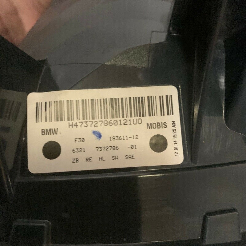 63217372786-01 BMW 328 335 TAIL LIGHT RIGHT PASSENGER 63217372786-01 2012 2013 2014 2015 SEDAN 