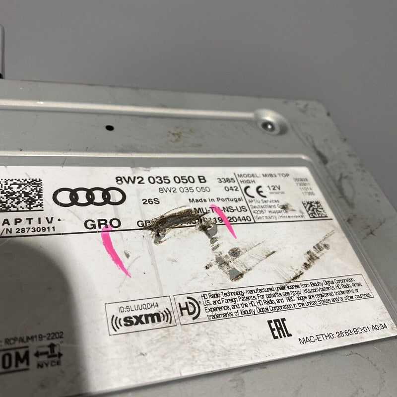 Audi A4 NAVIGATION MULTIMEDIA CONTROL UNIT S4 A5 2020 2021 2022 OEM 8W