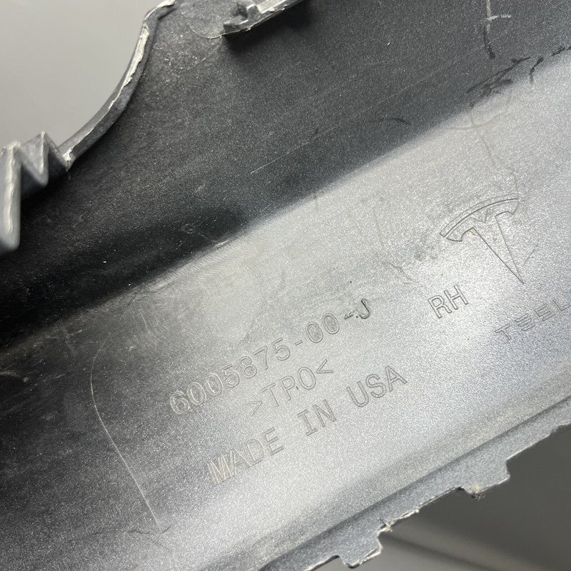 6005875-00-J TESLA MODEL S ROCKER MOLDING RIGHT SIDE 2016 2017 2018 2019 2020 6005875-00-J