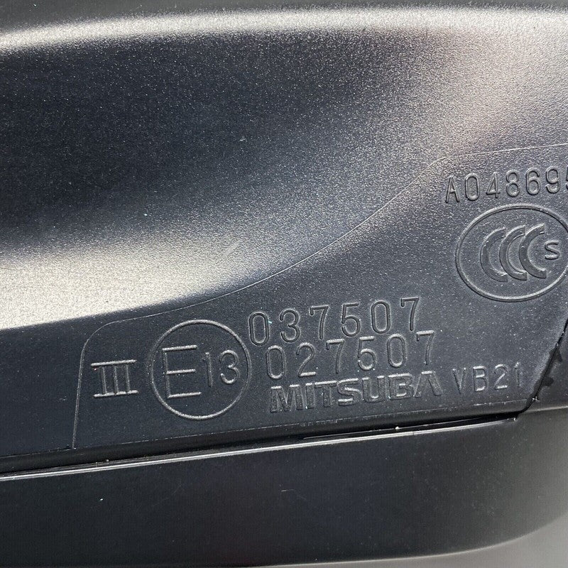 SUBARU FORESTER MIRROR RIGHT PASSENGER E13027507 2014 2015 2016 2017 2