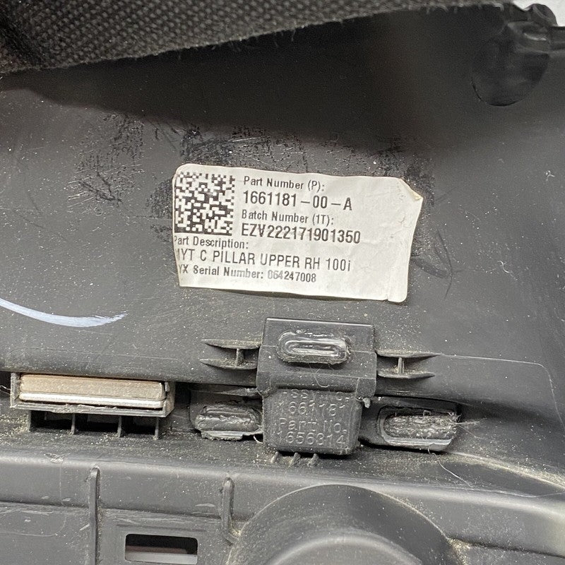 1661181-00-A TESLA MODEL Y C PILLAR RIGHT REAR 2020 2021 2022 2023 OEM 1661181-00-A