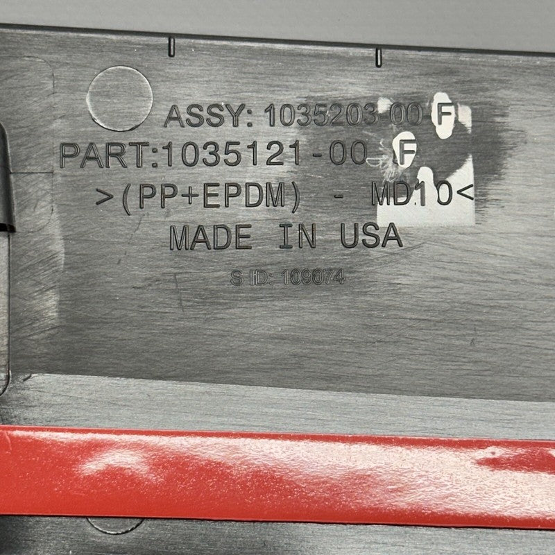 1035203-00-F TESLA MODEL X DOOR MOLDING TRIM LEFT 2016 2017 2018 2019 2020 OEM 1035203-00-F