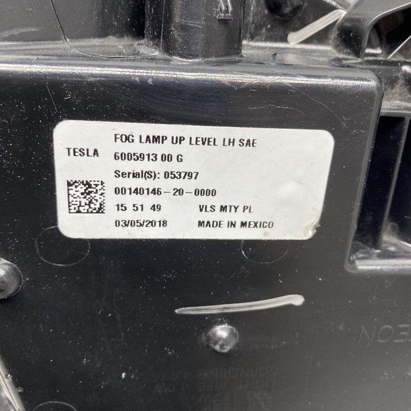 6005913-00-G TESLA MODEL S FOG LIGHT LEFT DRIVER 2016 2017 2018 2019 2020 6005913-00-G