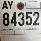 LAND ROVER DISCOVERY DOOR MOLDING RIGHT FRONT OEM HY32-21064-AE