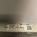 1048498-00-B TESLA MODEL X AC CONDENSER CENTER SMALL 2016 2017 2018 2019 OEM