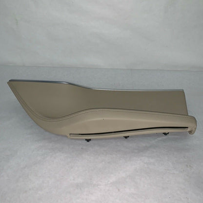 1007952-00 TESLA MODEL S CARRIER INSERT FRONT DOOR TRIM 2012 13 14 2015 TAN OEM 1007952-00