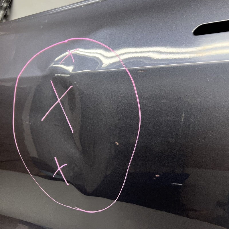 1081421-E0-C TESLA MODEL 3 DOOR LEFT FRONT 2017 2018 2019 2020 2021 2022 GREY 1081421-E0-C