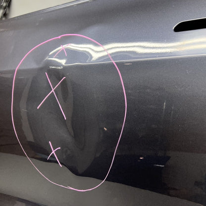 1081421-E0-C TESLA MODEL 3 DOOR LEFT FRONT 2017 2018 2019 2020 2021 2022 GREY 1081421-E0-C