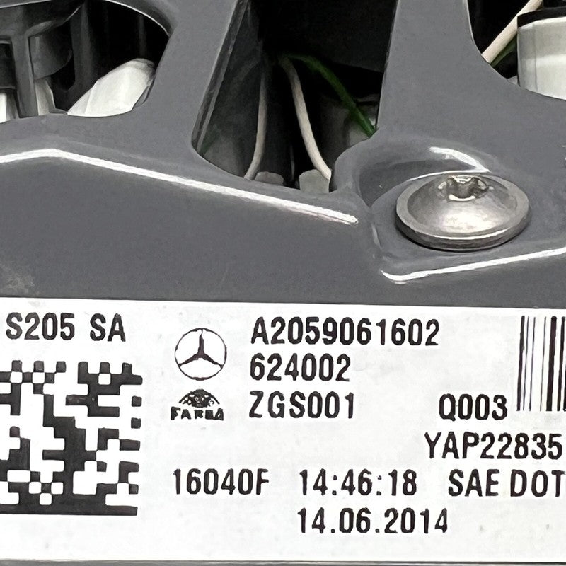 A2059061602 MERCEDES BENZ C300 WAGON TRUNK TAIL LIGHT RIGHT 2015 2016 2017 2018 OEM