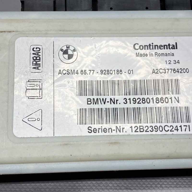 BMW X3 SAFETY CONTROL MODULE 6577-9280186-01 2011 2012 2013 2014 2015 
