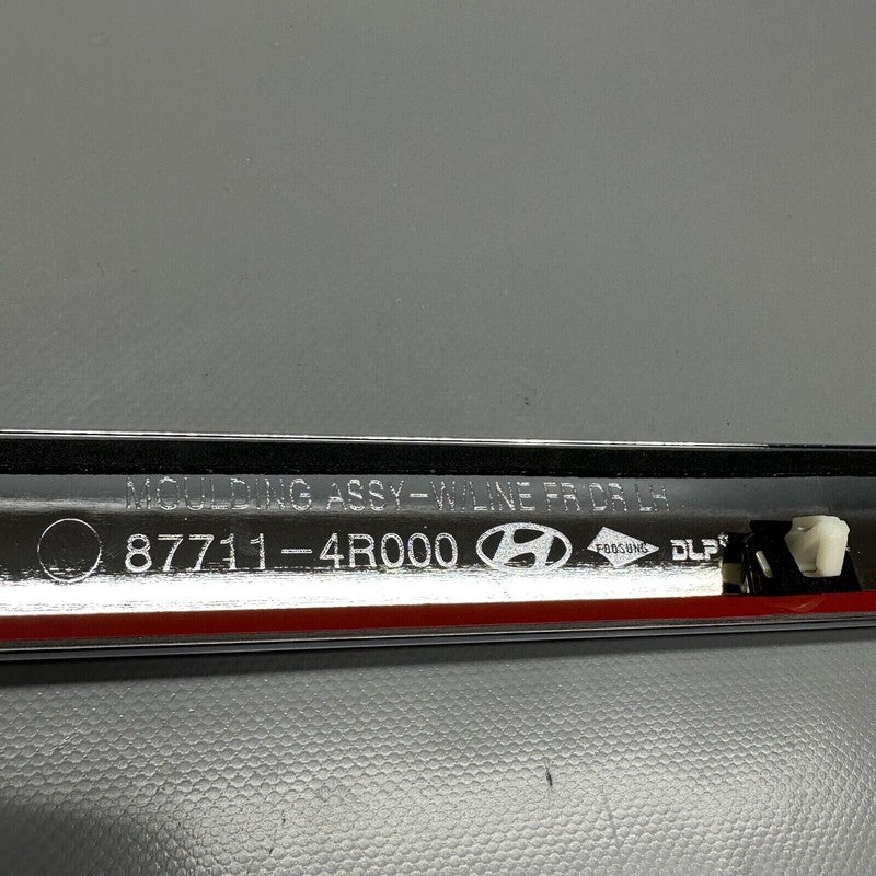 87711-4R000 HYUNDAI SONATA HYBRID DOOR MOLDING LEFT FRONT 2011 12 13 14 2015 OEM 87711-4R000