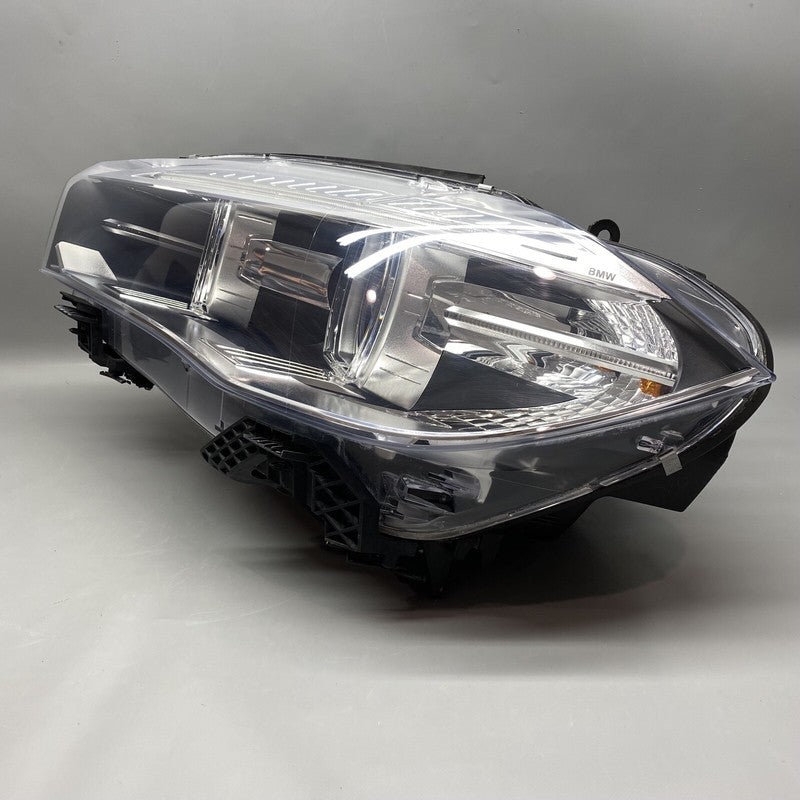 BMW X5 HEADLIGHT LEFT DRIVER X6 7460617 2014 2015 2016 2017 XENON OEM