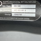 4KE803881A AUDI Q8 E-TRON REAR BUMPER CRASH BAR 2023 OEM 4KE803881A