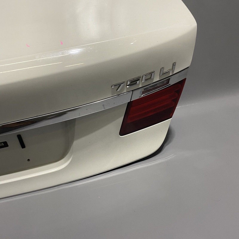 F01 BMW 750 TRUNK LID F01 740 M-SPORT 2013 2014 2015 WHITE OEM 