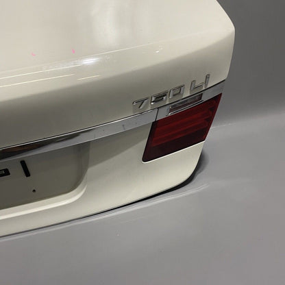 F01 BMW 750 TRUNK LID F01 740 M-SPORT 2013 2014 2015 WHITE OEM 