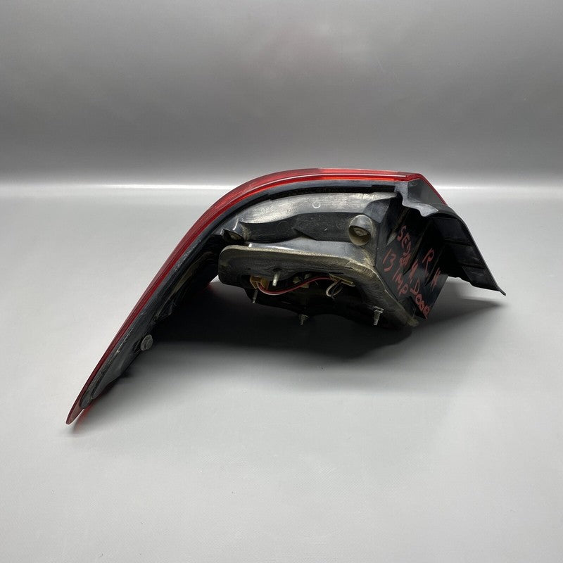 SUBARU IMPREZA WRX STI TAIL LIGHT RIGHT PASSENGER 2008 2009 10 11 12 1