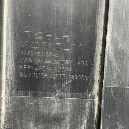 1493760-00-A TESLA MODEL Y FRONT LOWER SHIELD COVER 2020 2021 2022 2023 OEM 1493760-00-A