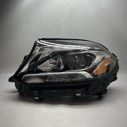 A1668209559 MERCEDES BENZ GLS 350 HEADLIGHT LEFT DRIVER 2016 2017 2018 2019 HALOGEN OEM