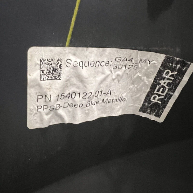 1540122-01-A TESLA MODEL Y REAR BUMPER 2020 2021 2022 SENSOR TYPE OEM 1540122-01-A