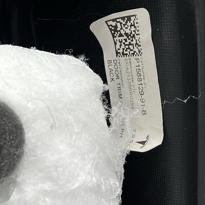 1588129-91-B TESLA MODEL 3 DOOR PANEL RIGHT REAR 2017 2018 2019 2020 2021 2022 2023 OEM