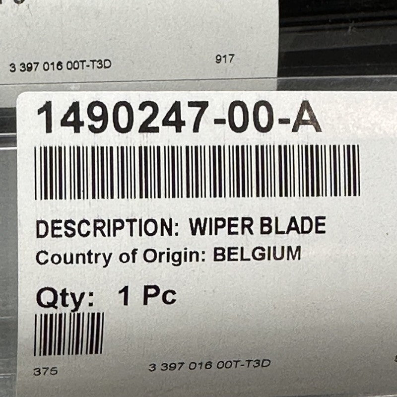 1490247-00-A TESLA MODEL Y WIPER BLADE LEFT 2020 2021 2022 2023 OEM 1490247-00-A