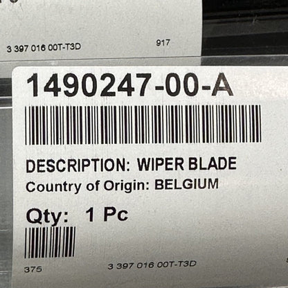 1490247-00-A TESLA MODEL Y WIPER BLADE LEFT 2020 2021 2022 2023 OEM 1490247-00-A