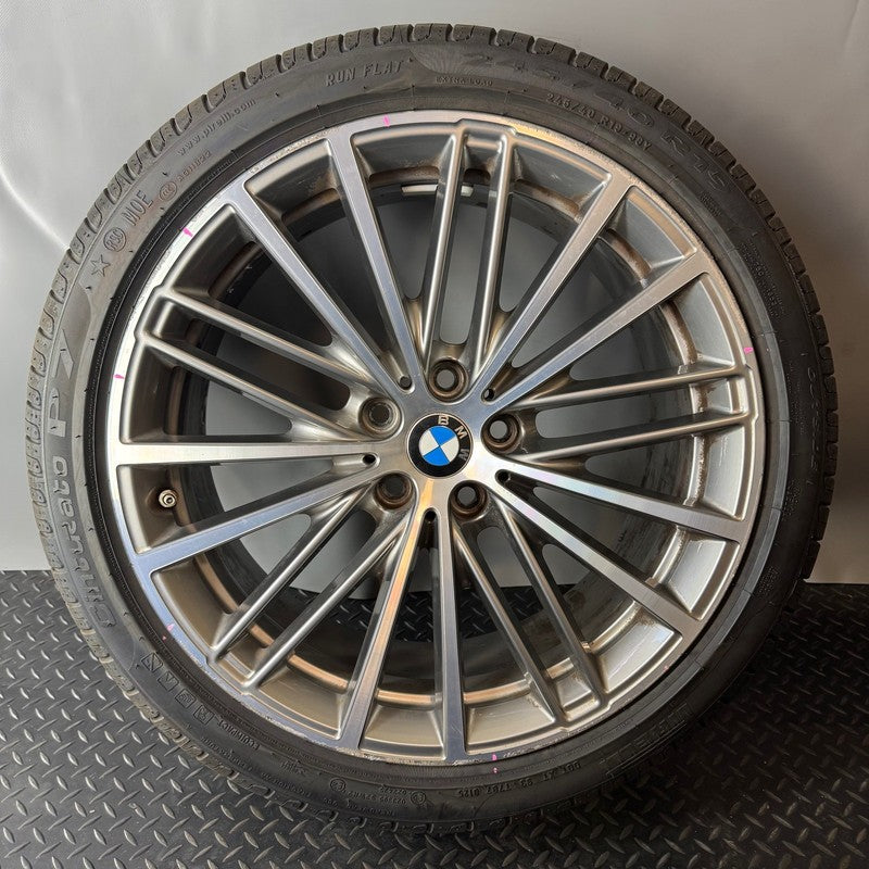 BMW 530I 540I WHEEL RIM 19 INCH FRONT 2017 2018 2019 2020 OEM 6863422