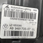 9481705 BMW 330 HEADLIGHT LEFT DRIVER 2019 2020 2021 2022 FULL LED OEM 9481705