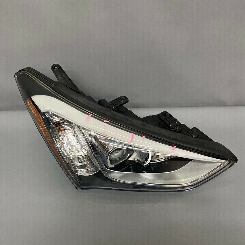HYUNDAI SANTA FE HEADLIGHT RIGHT PASSENGER 2013 2014 2015 HALOGEN OEM