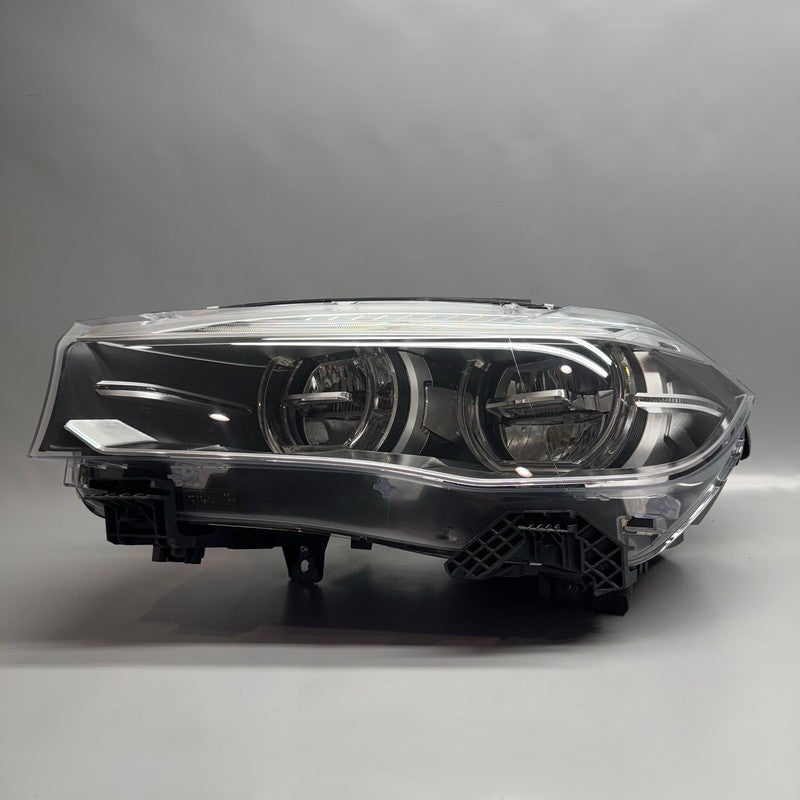 BMW X5 X6 HEADLIGHT LEFT DRIVER 2015 2016 2017 2018 LED 710815029065
