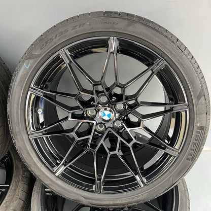 8093839 BMW M3 WHEEL RIM SET 19 & 20 INCH M4 G80 2021 2022 2023 2024 2025 OEM 8093839