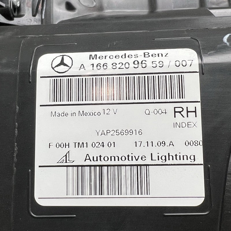 A1668209659 MERCEDES BENZ GLS 350 HEADLIGHT RIGHT PASSENGER 2016 2017 2018 2019 HALOGEN OEM