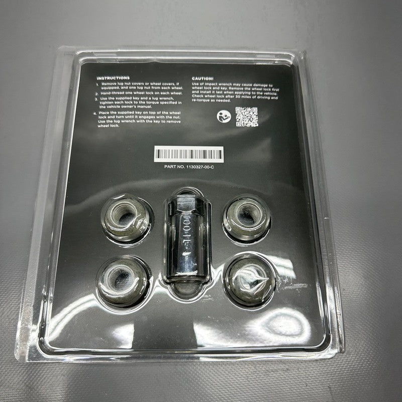 1130327-00-C TESLA MODEL S X Y 3 WHEEL LOCKS OEM 1130327-00-C