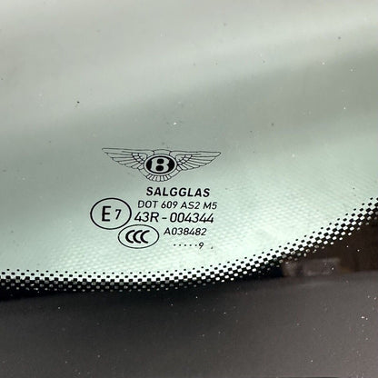 36A845298AA BENTLEY BENTAYGA QUARTER GLASS RIGHT REAR 2016 17 2018 2019 2020 OEM 36A845298AA