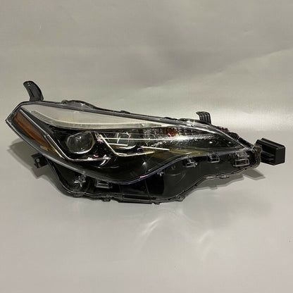 TOYOTA COROLLA HEADLIGHT RIGHT PASSENGER 2017 2018 2019 DUEL PROJECTOR LED OEM 