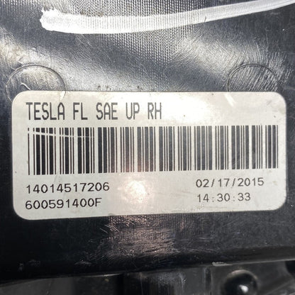 6005914-00-F TESLA MODEL S FOG LIGHT RIGHT PASSENGER 2016 2017 2018 19 2020 OEM 6005914-00-F